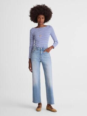 Madewell The Tall Perfect Vintage Wide-Leg Crop Jean Raebrook Wash 29T NWT